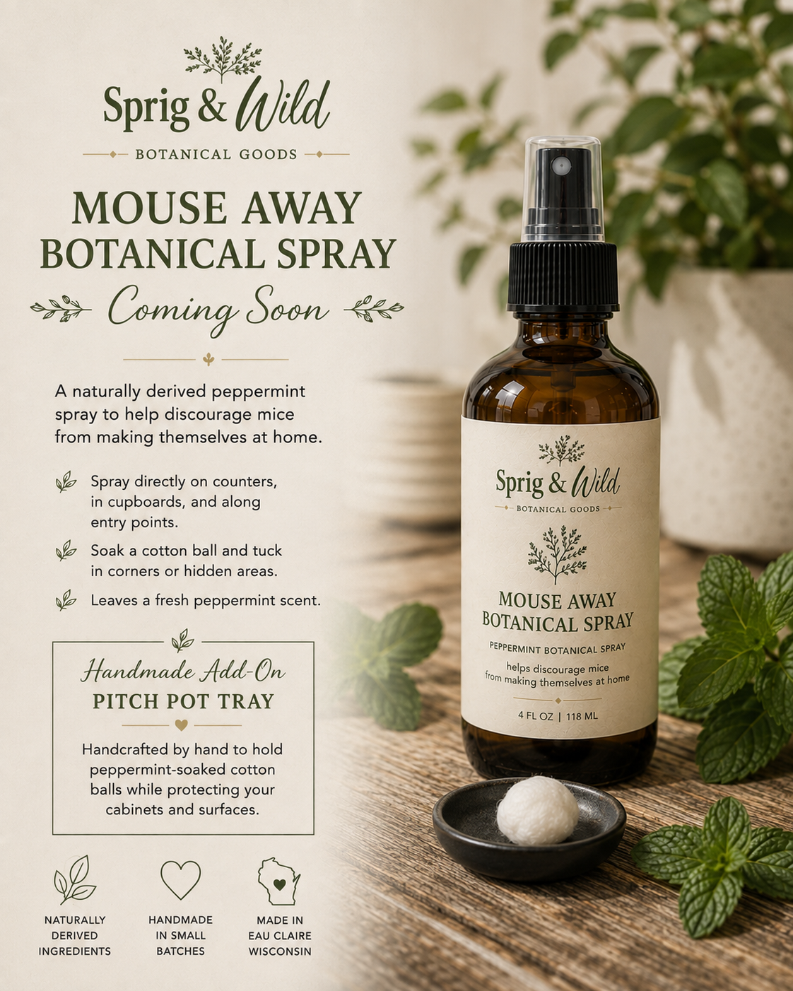 Mouse Away Botanical Spray